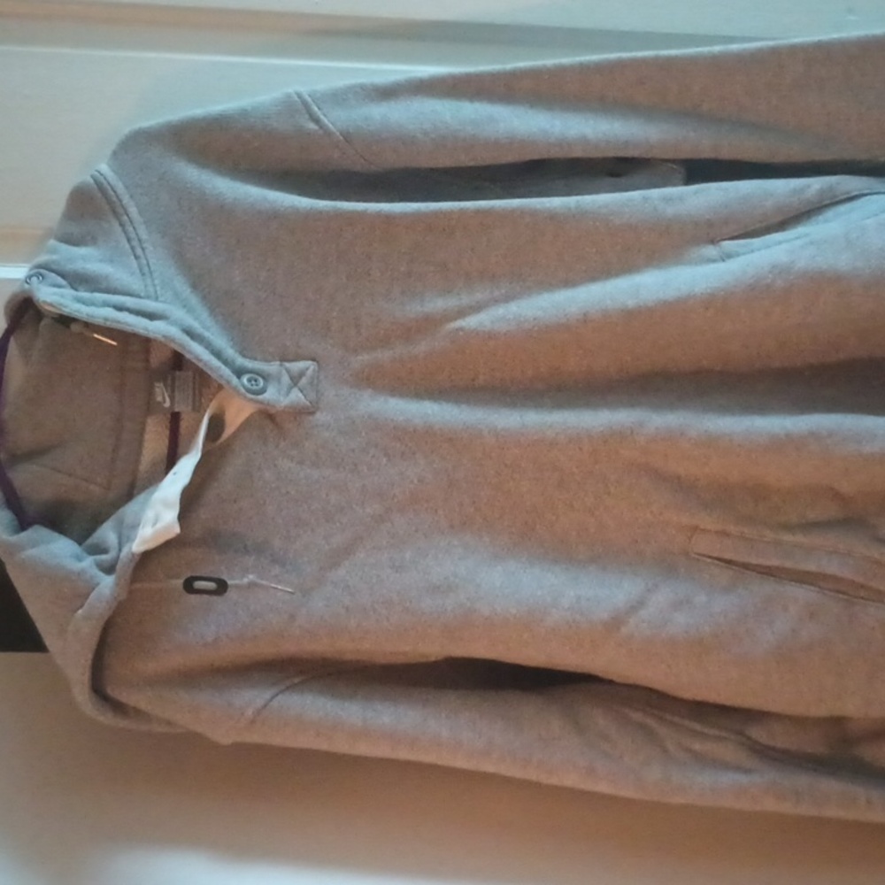 Nike button V neck sweatshirt